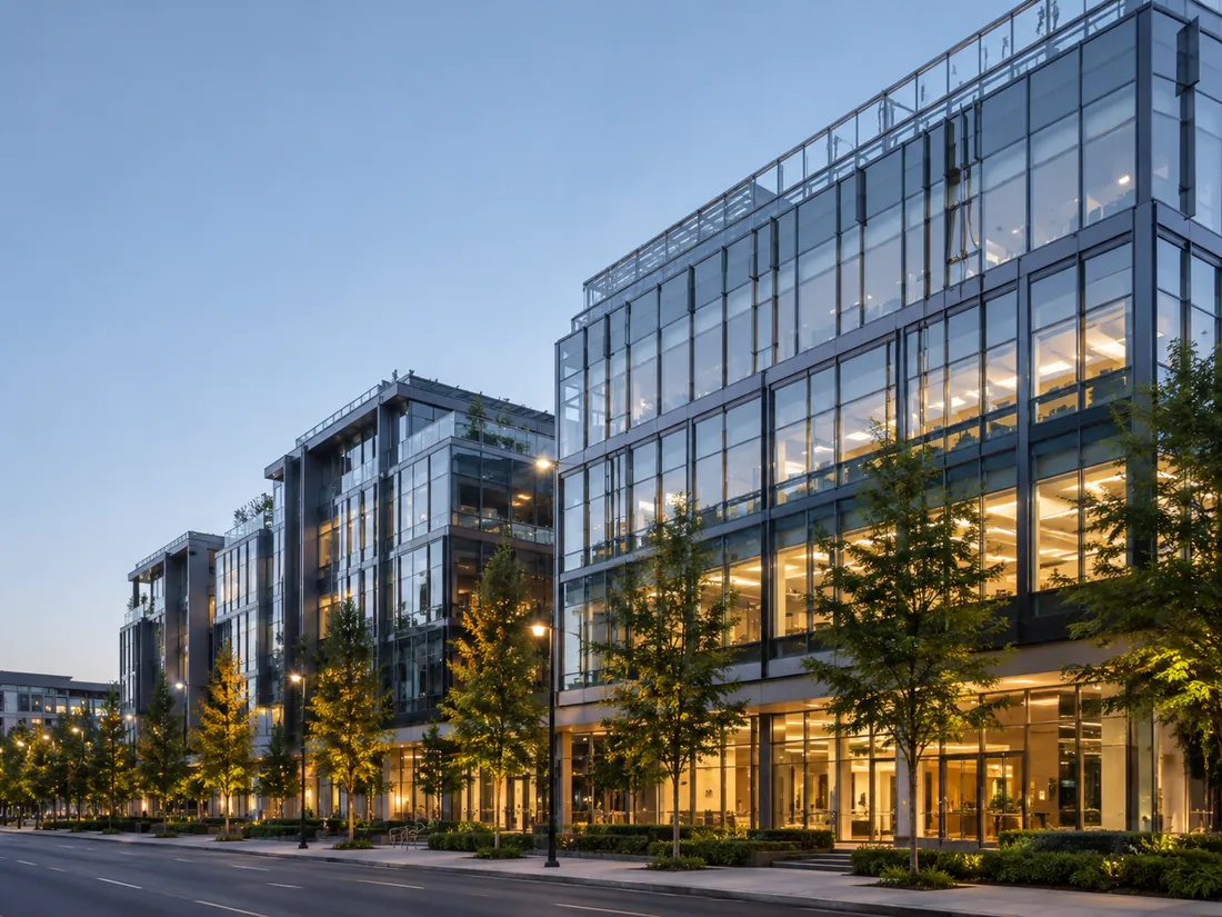 Vancouver commercial glass building