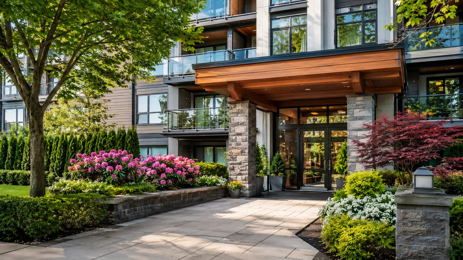 Modern Vancouver residential building